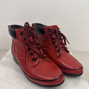 SPORTO  1980s Size 6 Women's Vintage low-cut boots Waterproof Duck Rain Boots